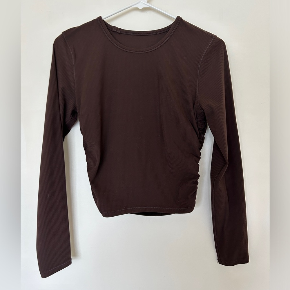 Lululemon all it takes long sleeve ribbed nulu
